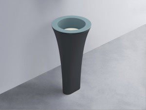 AMLA45-PL+AMPILT-TL+AMCOLT-BA Раковина Amedeo Tondo отдельностоящая cielo Enjoy + Amedeo