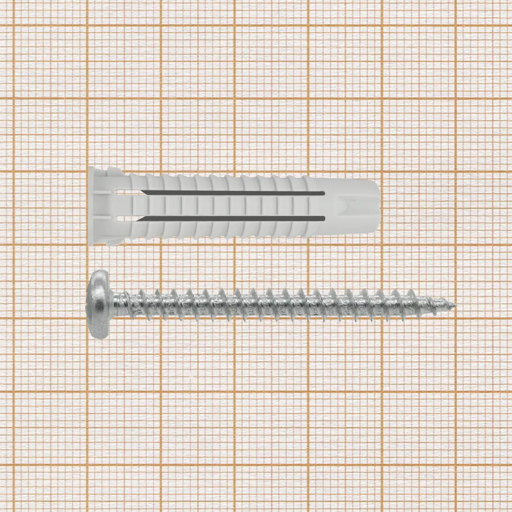 Универсальный дюбель Европартнер 8×40 мм для надежного крепления 89385356 STLM-1576368 - Вид №1