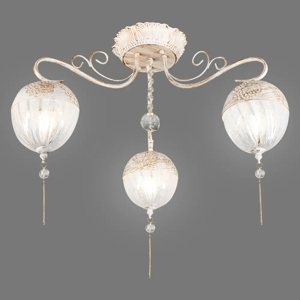 Люстра «Grace» 655/3PL 3хЕ14х40 Вт цвет белый/золотой Escada STLM-2060600 - Вид №3