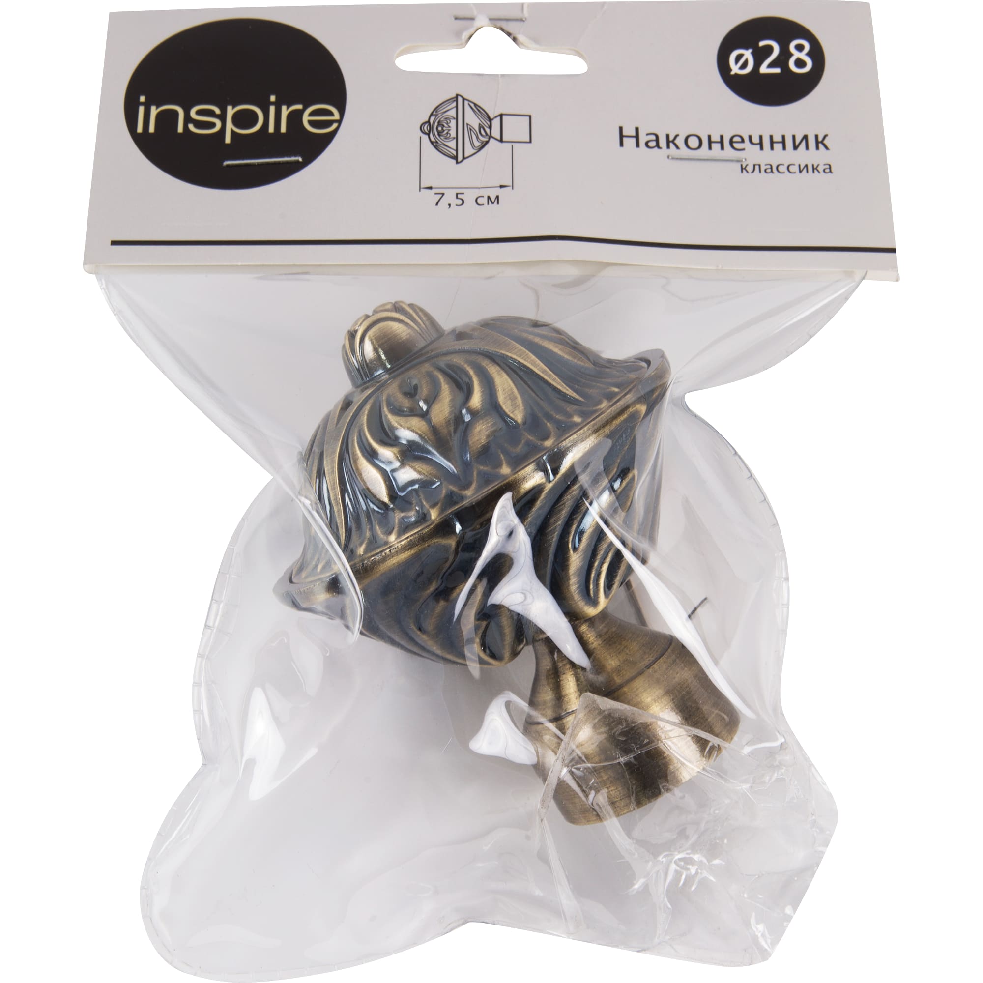 Santreyd Наконечник для карниза «Классика» золотой антик 82120655 STLM-0019570 - Вид №5