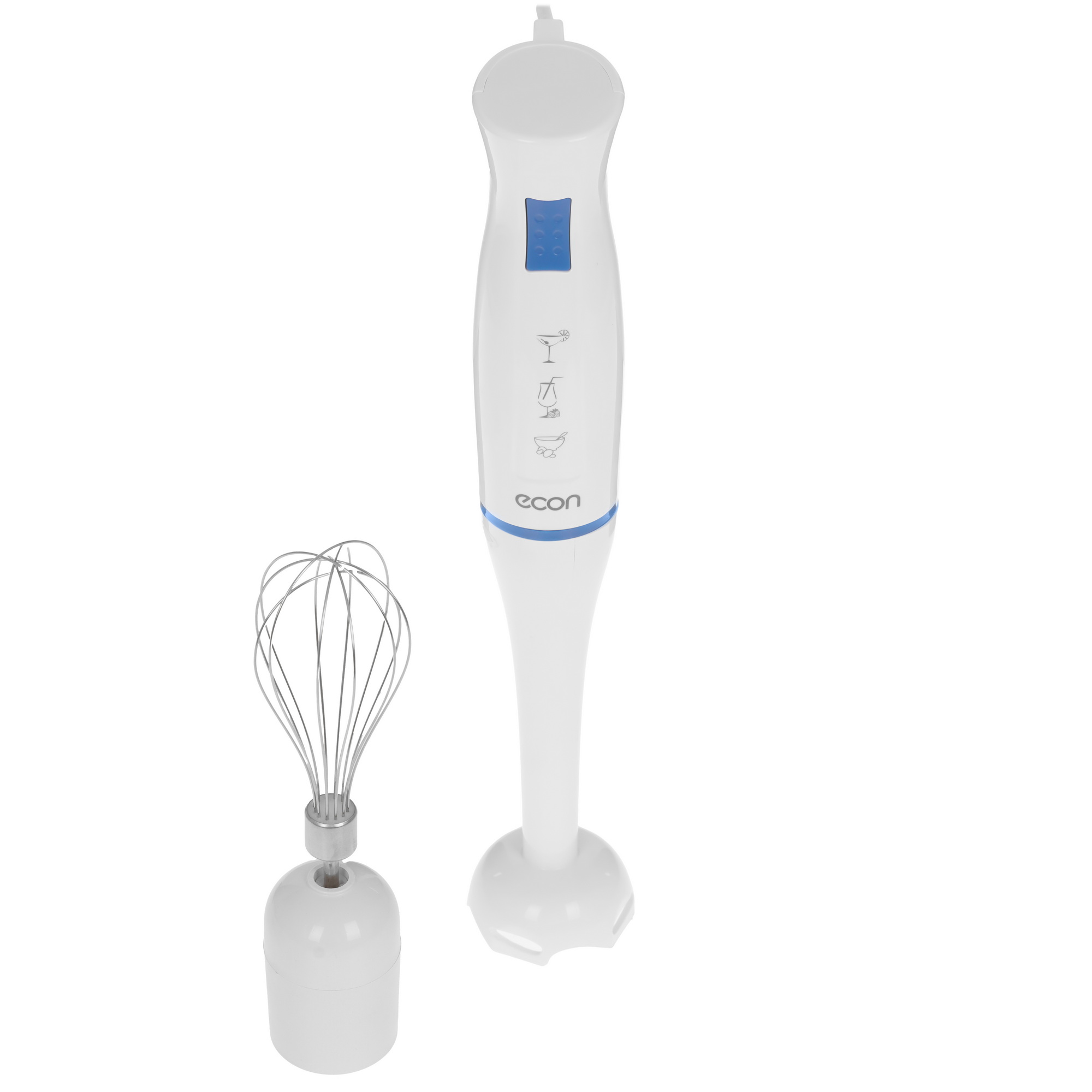 8144949 Блендер погружной ECON ECO-201HB белый STDN-0059310