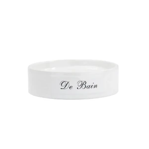 BATH PLUS Керамическая мыльница Bain Blanc для ванной комнаты 89380478