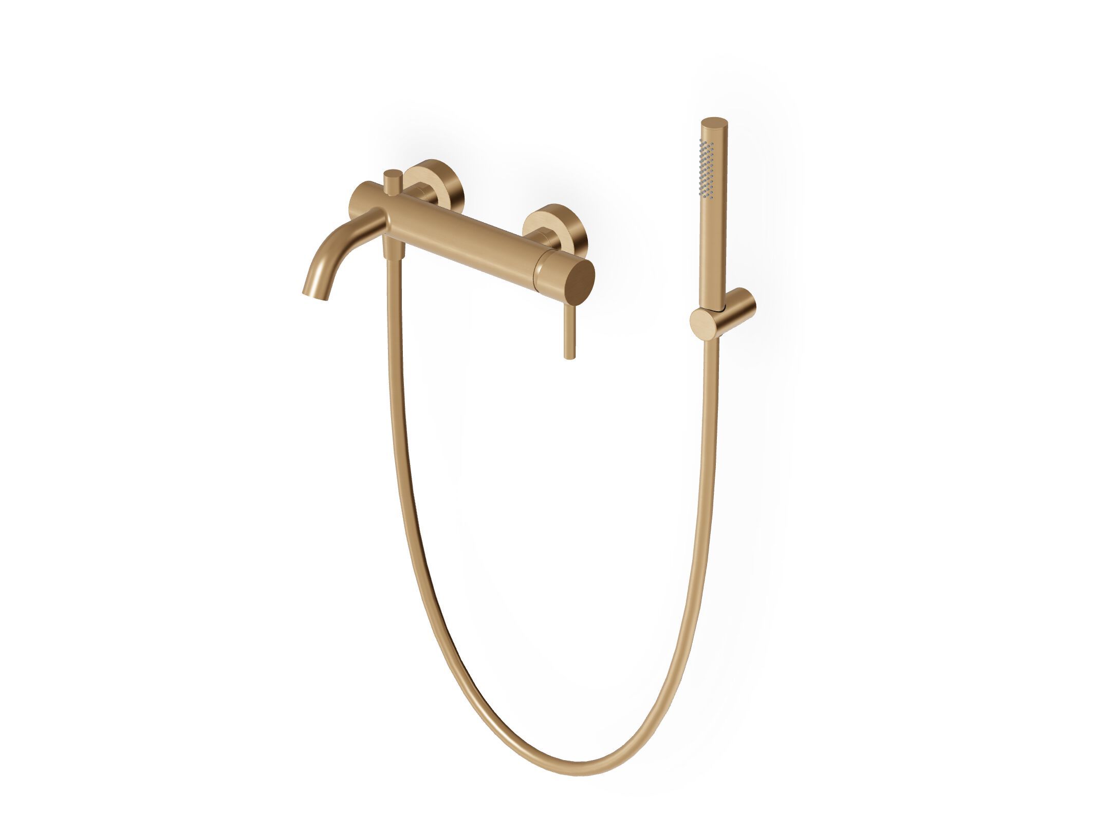 Однорычажный настенный смеситель для ванны / душа с ручным душем Zucchetti Pan S ARCH-00024323 - Вид №21