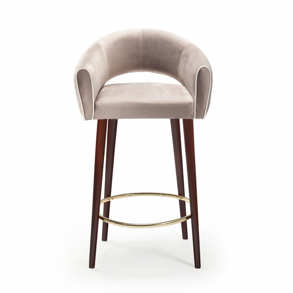 Тканевый мягкий стул с подлокотниками со спинкой Mambo Unlimited Ideas Grace ARCH-00067585 - Вид №7