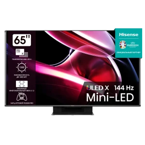 91705534 Телевизор Hisense 65UXKQ MiniLED 4K Smart 65" 164 см цвет черный STLM-1415949