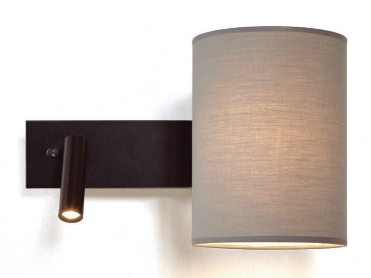 Регулируемая лампа для чтения из металла и рафии luxcambra TORSO ARCH-00028950