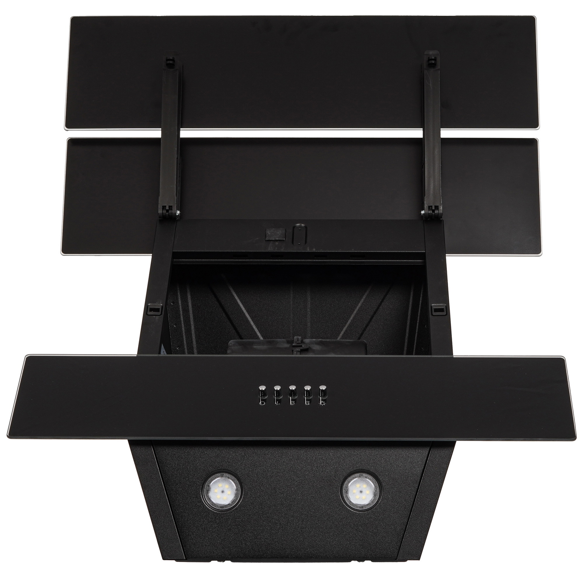 9121485 Вытяжка наклонная Monsher TROYES 60 Noir черный/черный STDN-0100086 - Вид №8