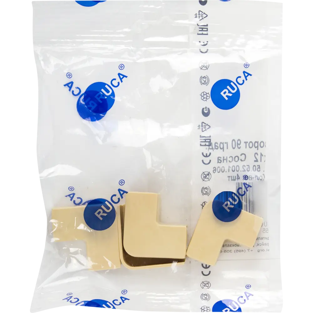 Поворот для кабель-канала 90 градусов 12/12 мм цвет сосна 4 шт Santreyd STLM-2051623 - Вид №1