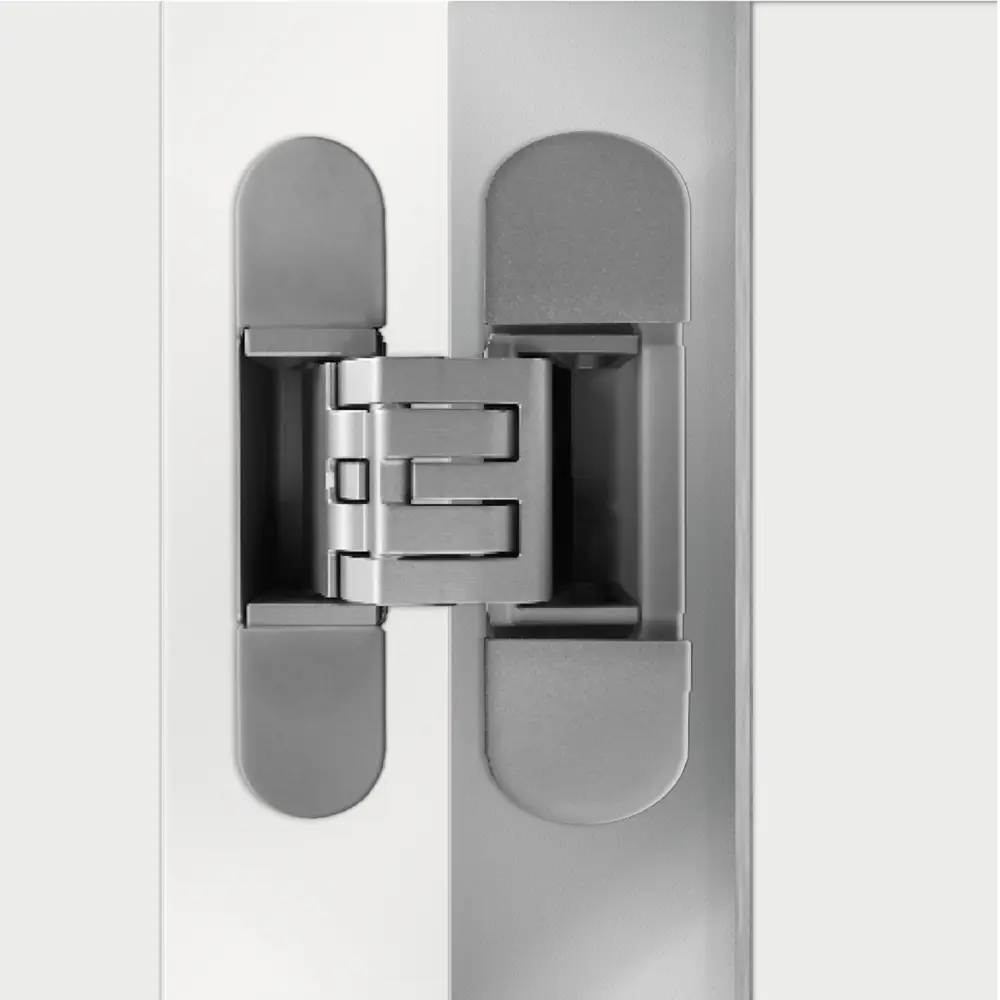 Дверь межкомнатная глухая Invisible 90x220 см цвет белый с замком правая VELLDORIS STLM-2085439 - Вид №1