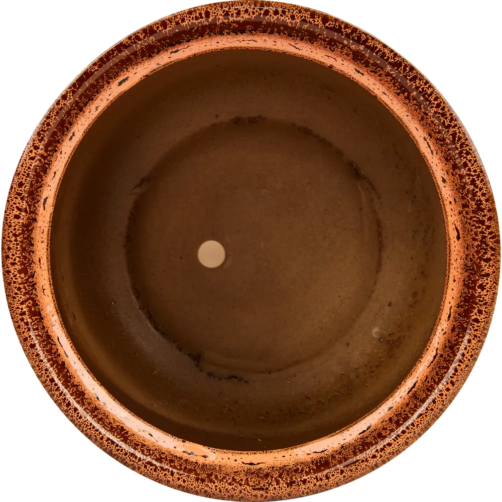 Горшок цветочный Gonchar Лира №3 Люкс ø18 h16 v2.5 л керамика оранжевый STLM-2105437 - Вид №1