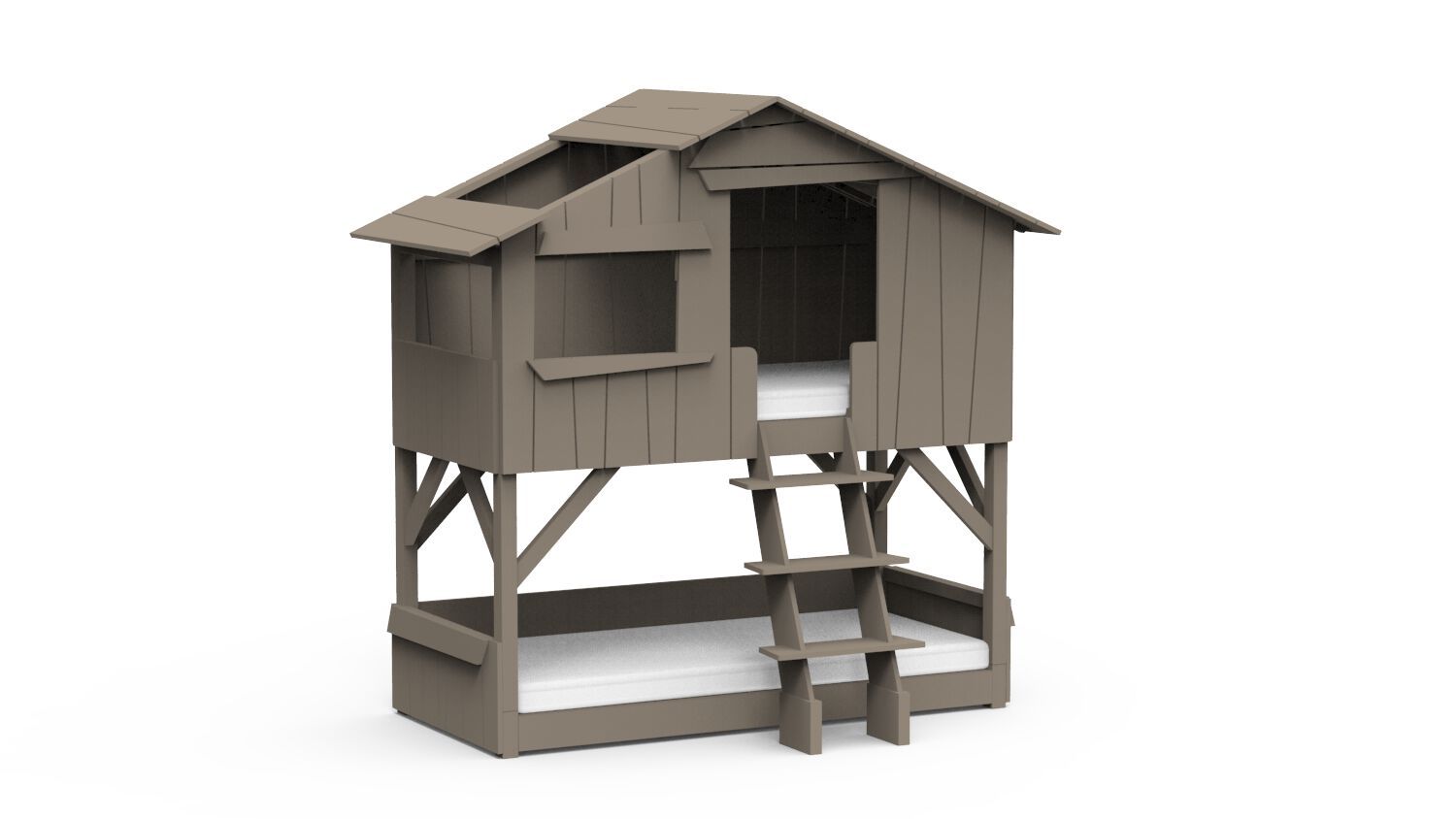 Двухъярусная кровать из МДФ Mathy by Bols TREEHOUSE BEDS &amp ARCH-00140859 - Вид №17