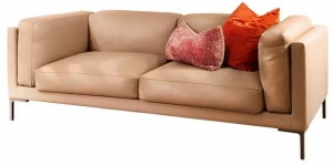 Duvivier Canapés 3-х местный кожаный диван со съемным чехлом