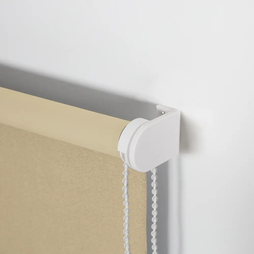 Рулонная штора KREAFORTA Karelia с полным затемнением в бежевом цвете 89390203 STLM-1566317 - Вид №3