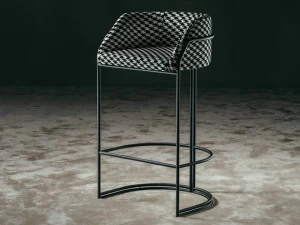 GIOPAGANI Высокий стул с обивкой Esprit noir