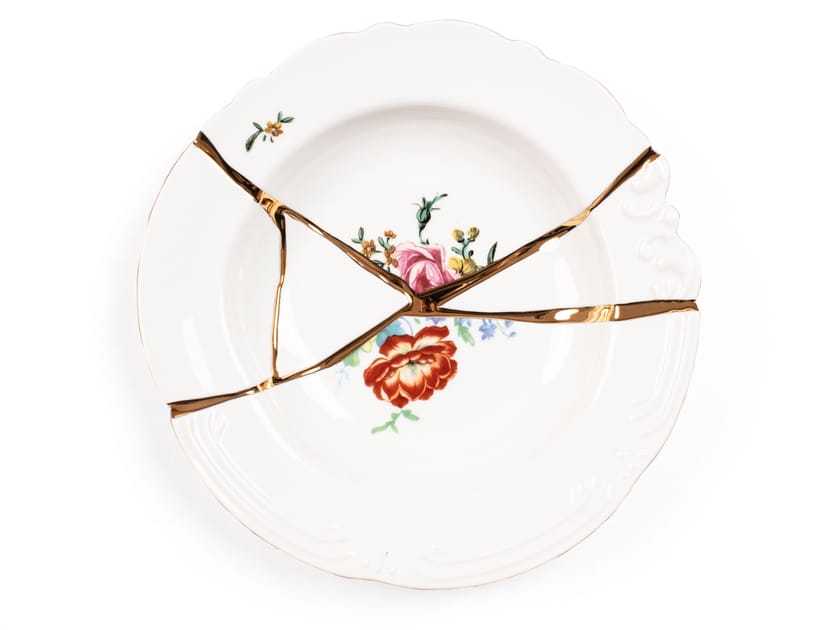 Фарфоровая тарелка Seletti Kintsugi ARCH-00081733