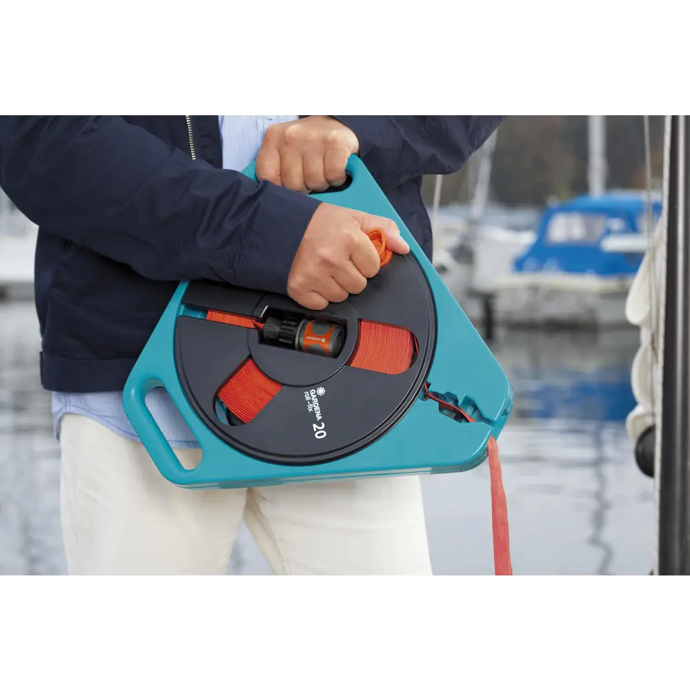 Катушка с плоским шлангом Gardena 20 м, 9.4 мм STLM-2022092 - Вид №1