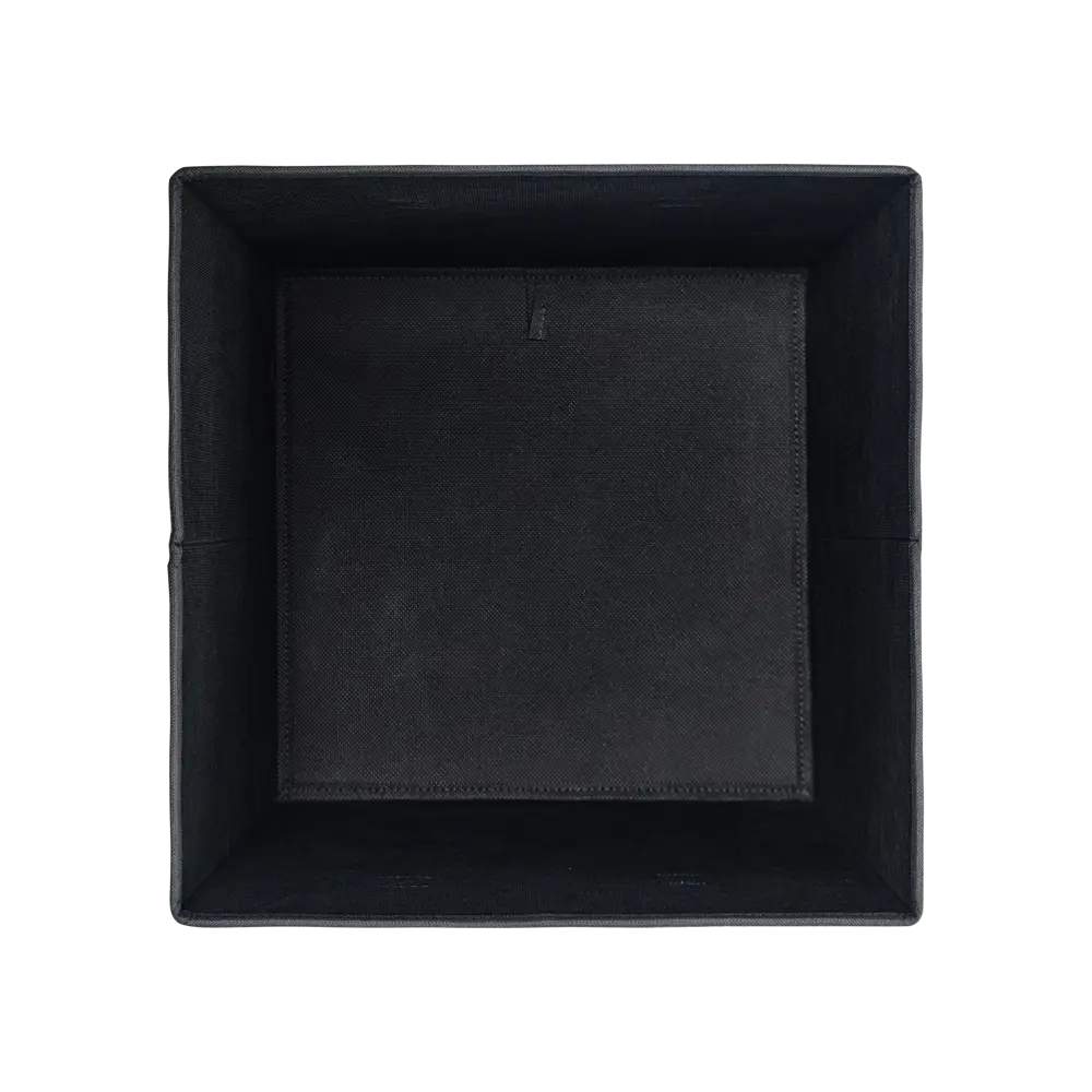 Короб-органайзер KONSENSA 31x31x31 см полиэстер цвет чёрный Kub STLM-2151668 - Вид №2