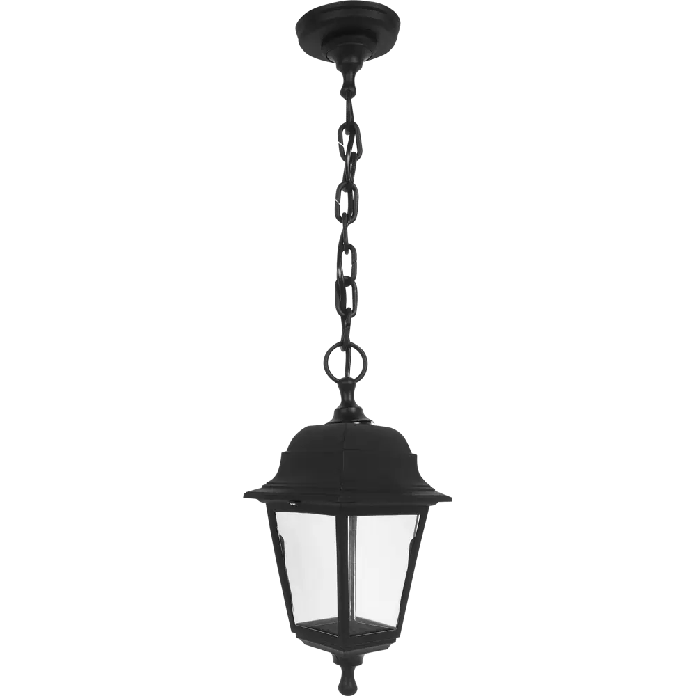 Светильник уличный подвесной 1xE27x60 Вт пластик цвет чёрный ITALMAC STLM-2021749 - Вид №2