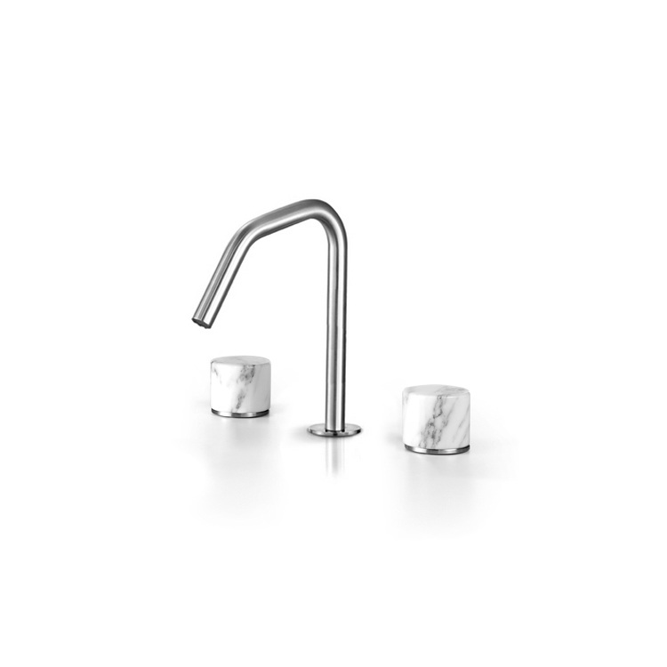 Смеситель на три отверстия для умывальника с изливом MRB205 linki 