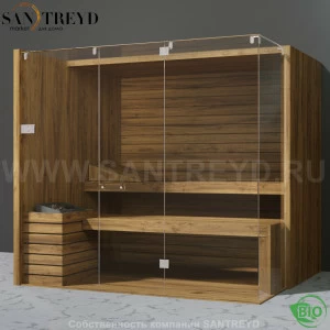 Effegibi SKY CORNER 105 BI55410028 Био-сауна. Мощность: 12 кВт макс. Размеры: длина 230 см, ширина 200 см. Отделка: осина термообработанная.