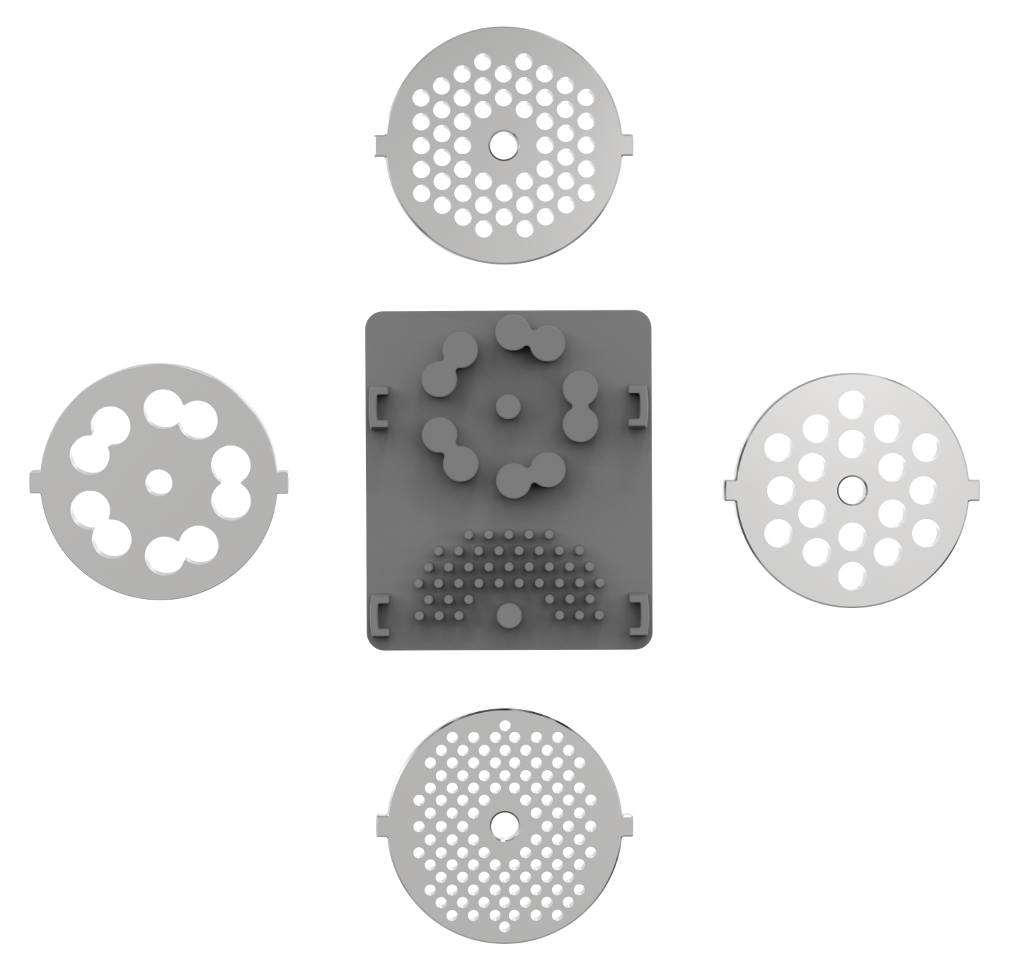 9176132 Мясорубка электрическая TEQQO Grindmaster Steel серый STDN-0017491 - Вид №8