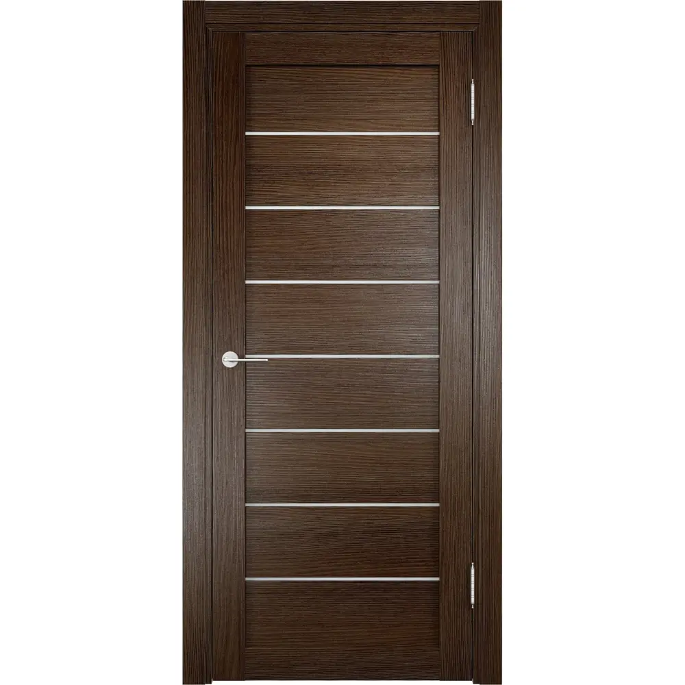 Полотно дверное глухое Мюнхен 60x200 см, ламинация, цвет дуб табак 3D VERDA STLM-2048447