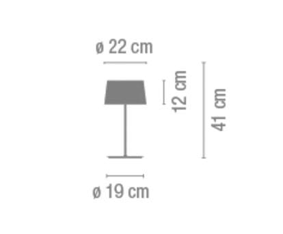 Настольная лампа из метакрилата Vibia ARCH-00004612 - Вид №6