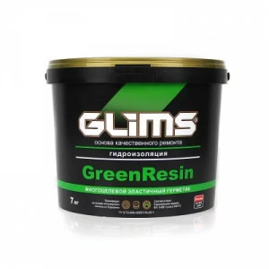 Гидроизоляция эластичная Glims GreenResin 7кг