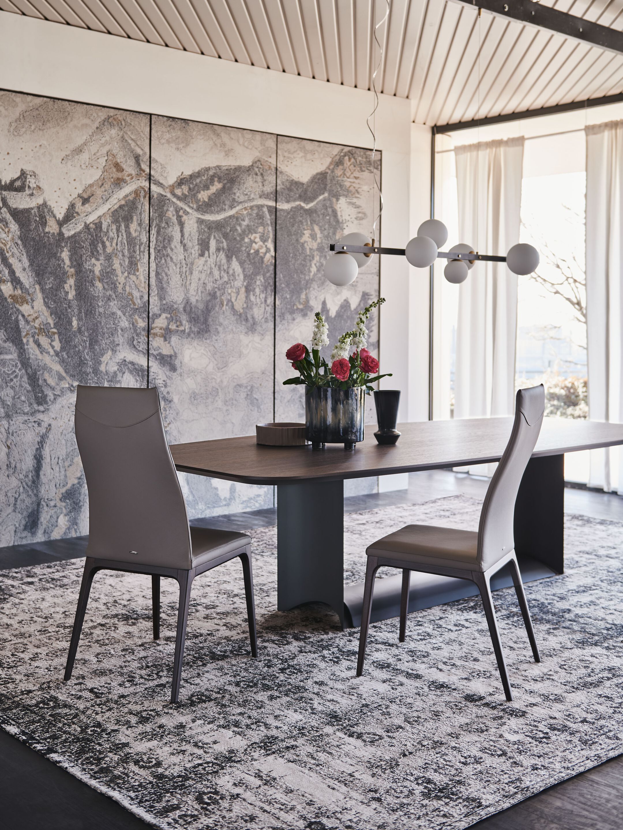 Стальной и деревянный бочковый стол Cattelan italia DRAGON WOOD ARCH-00088386 - Вид №3