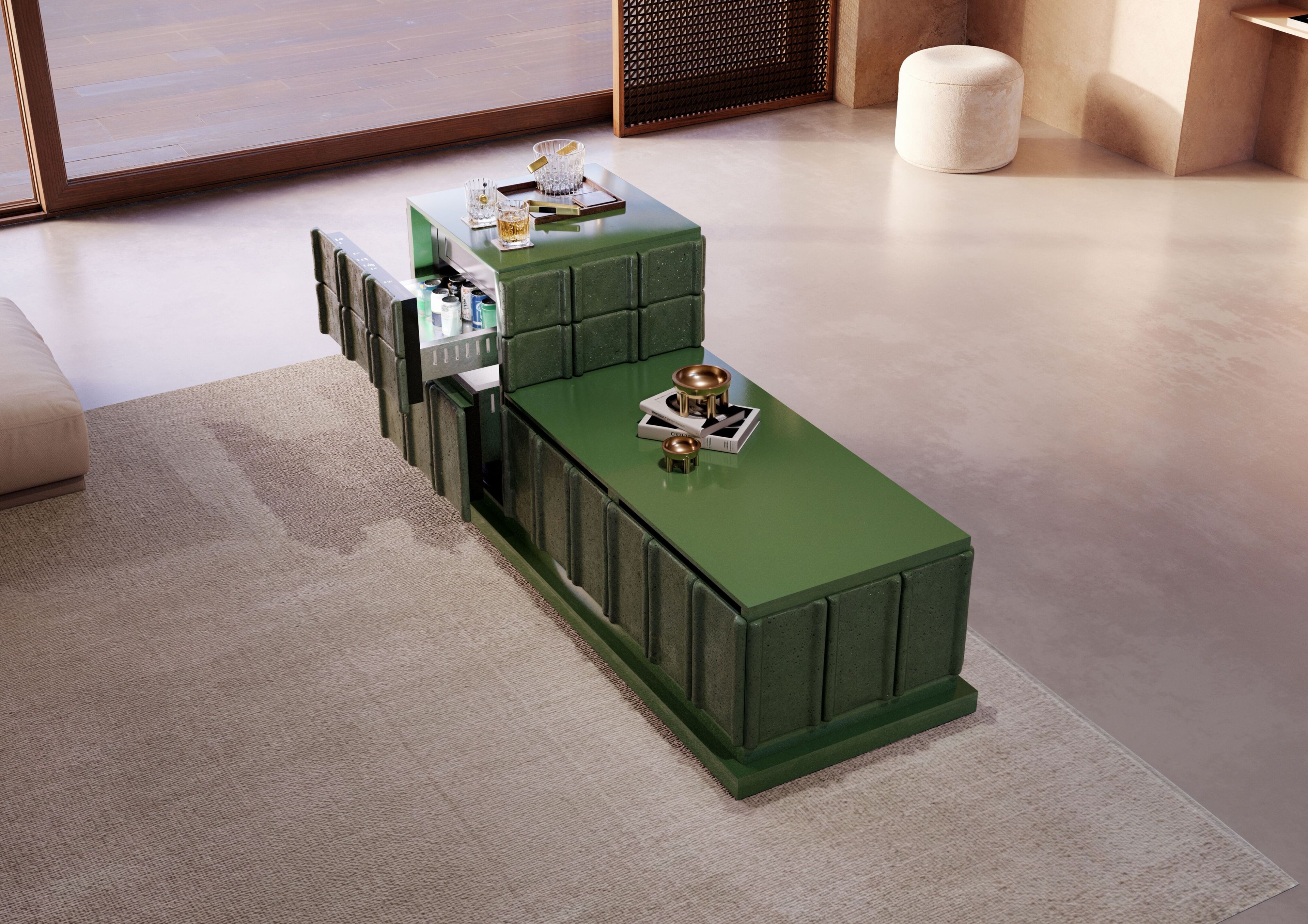 Шкаф для холодильника с откидным верхом SKS | Signature Kitchen Suite MANTLE ARCH-00068862 - Вид №1