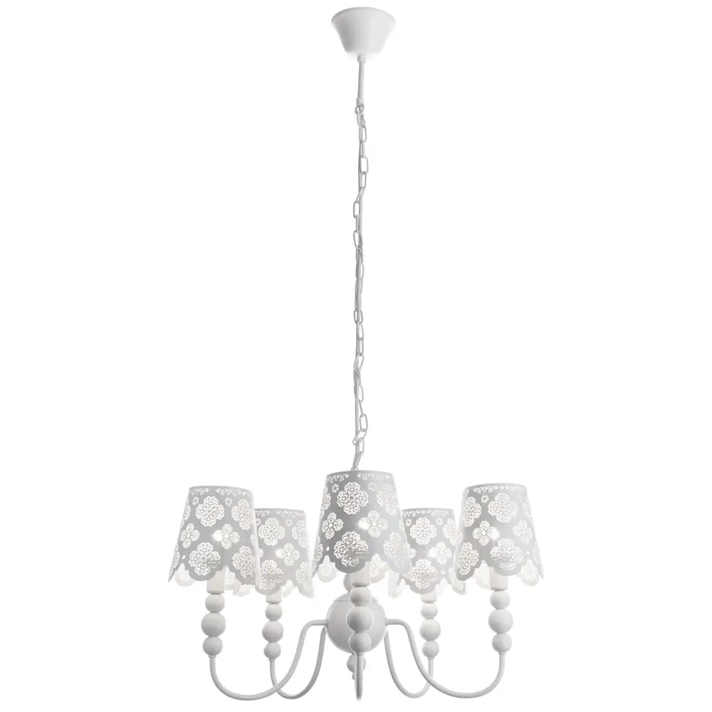 Люстра Maestro 5xE14x40 Вт, металл, цвет белый 14237244 STLM-2196396 Arte Lamp 