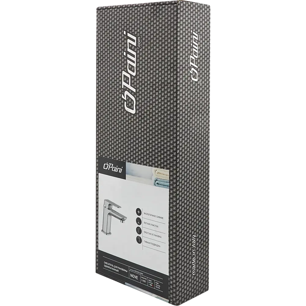 Смеситель для раковины Paini Nove 09CR205LMKM однорычажный цвет хром STLM-2134377 - Вид №3