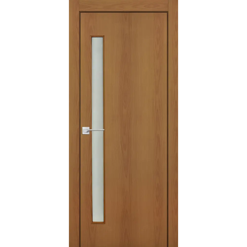 Комплект двери со стеклом 80x200 см финиш бумага цвет орех с добором 150 мм ПРИНЦИП STLM-2086766