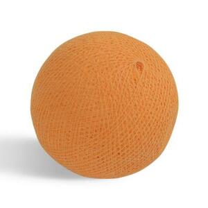 Хлопковый шарик, оранжевый пастель