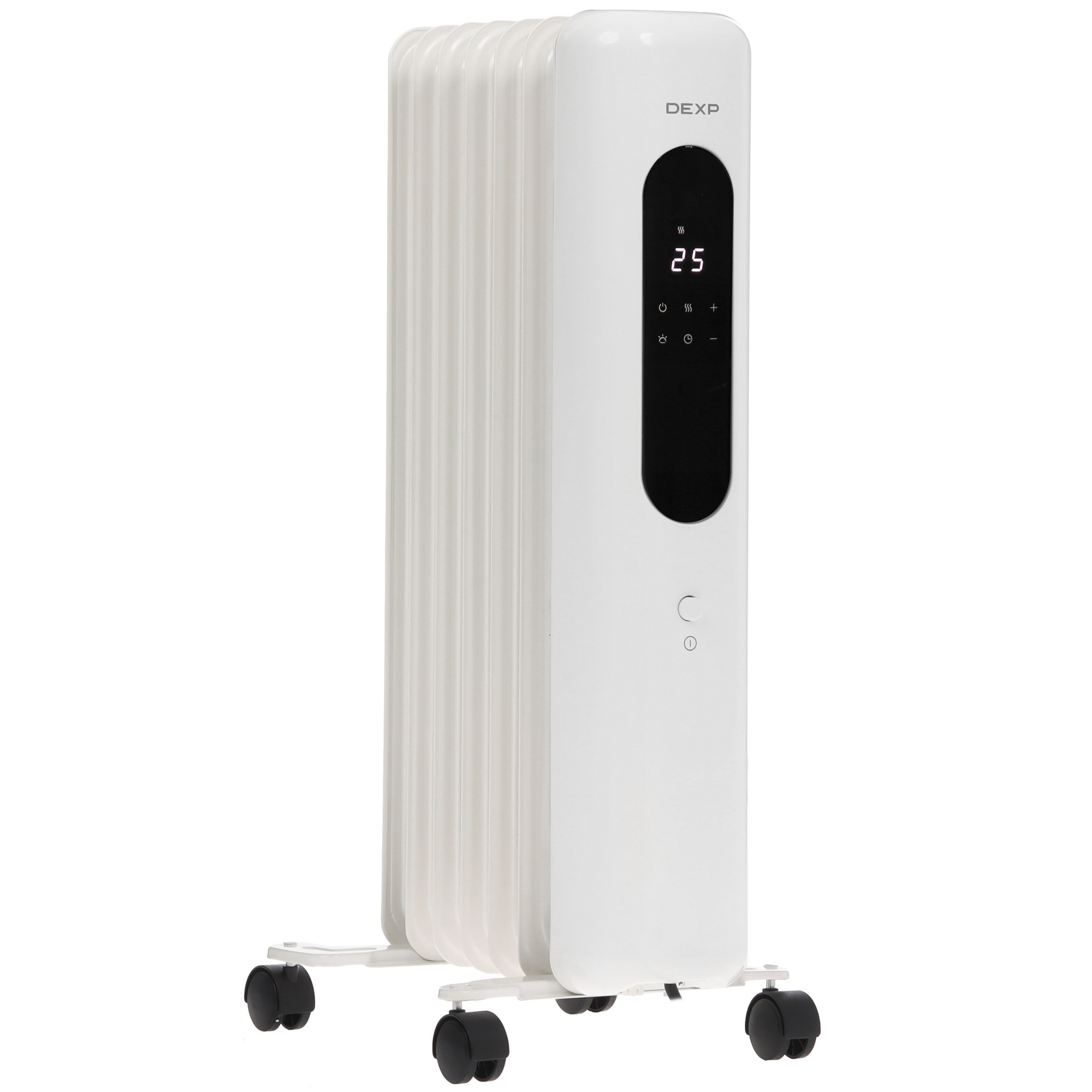 9106738 Масляный обогреватель DEXP OH-1507EW белый STDN-0076081