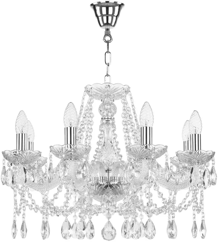 93810025 Люстра хрустальная Bohemia Ivele Crystal 1413 107.8.200.Ni E14 8 ламп 16 м² STLM-0574131