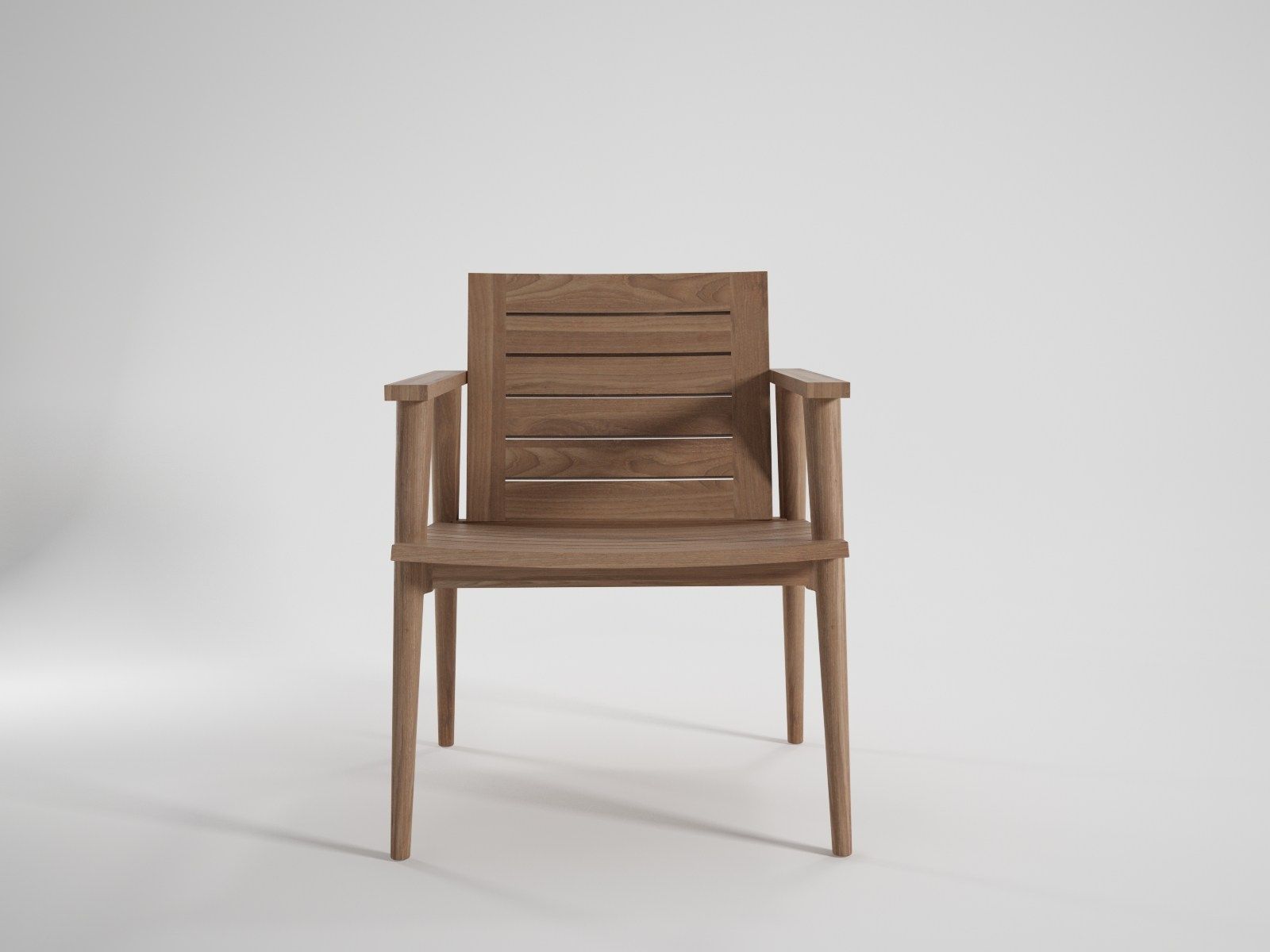 Садовое кресло из тикового дерева с подлокотниками KARPENTER Vintage Outdoor ARCH-00105304 - Вид №2