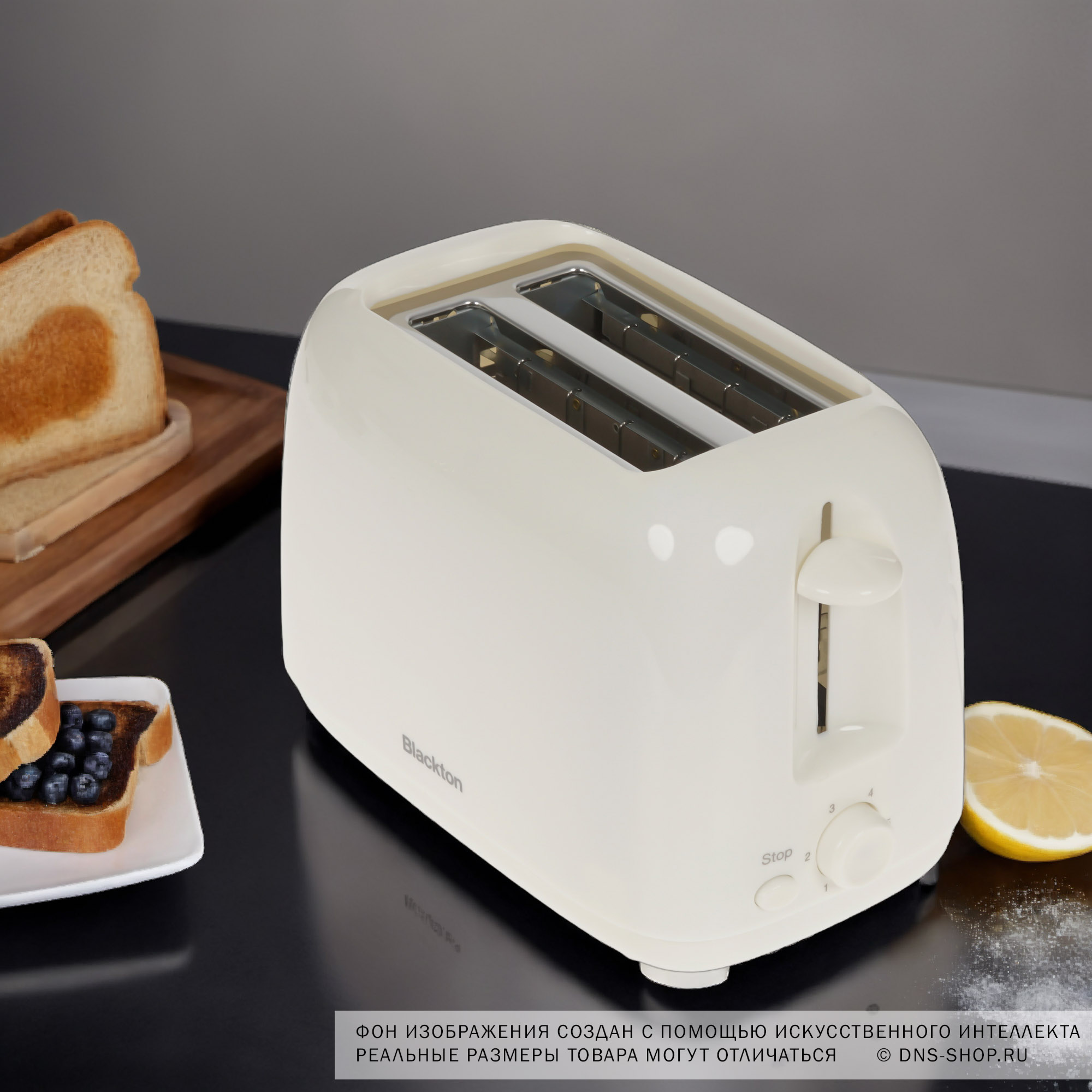9070811 Тостер Blackton Bt T1110 Ivory бежевый STDN-0066059 - Вид №7