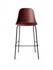 9280100-0001ZZZZ MENU Боковой барный стул Harbour Черный | Сгоревший красный