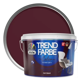 Краска для стен и потолков Trend Farbe цвет Бородовая роза 2.5 л
