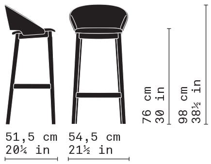 Табурет для ног со спинкой Very Wood ARCH-00084347 - Вид №7