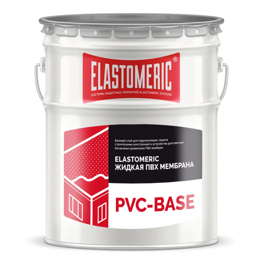 Мастика Elastomeric systems PVC Base 20кг серый