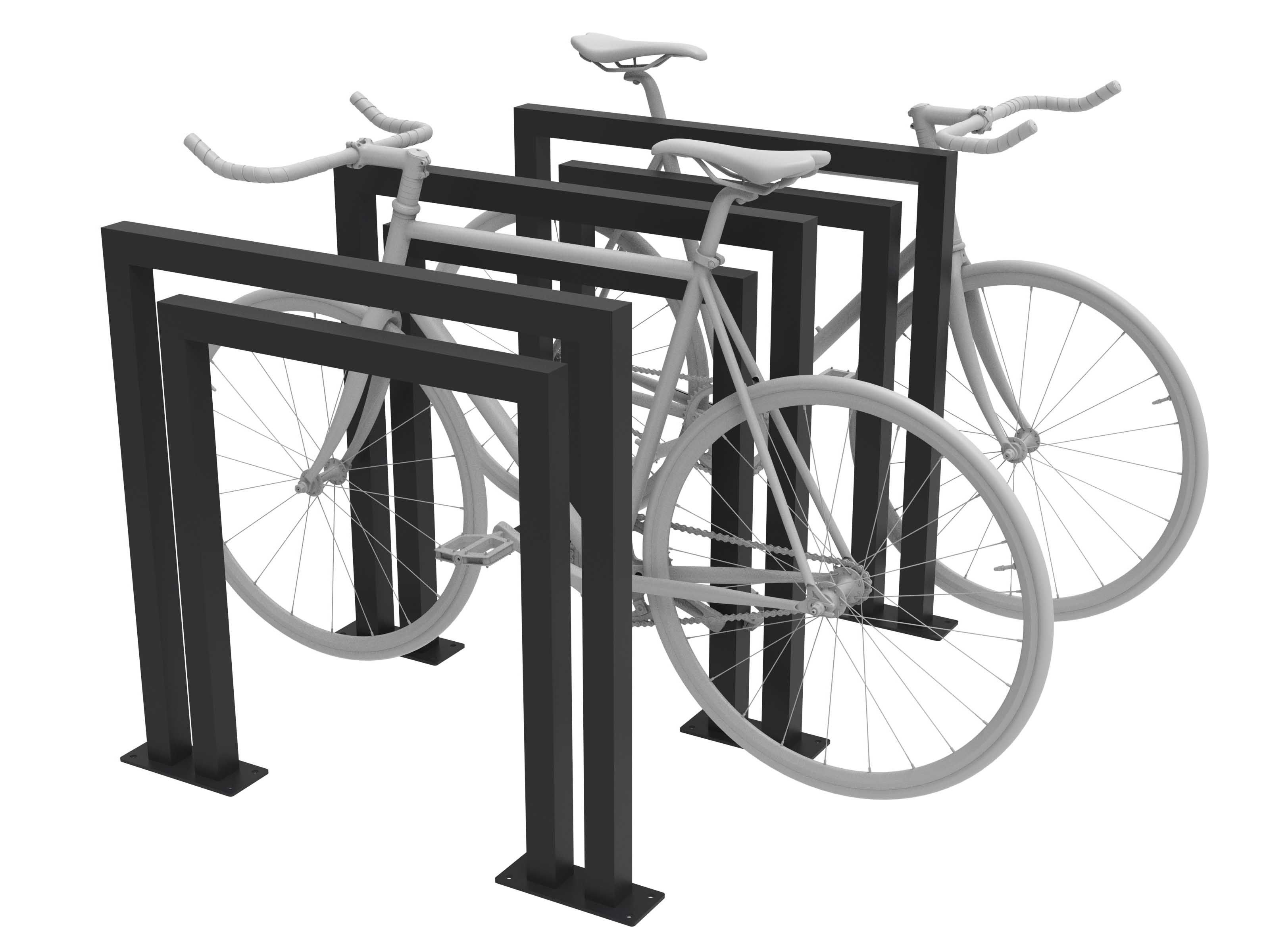 Стойка для велосипедов из оцинкованной стали Lazzari Mackintosh ARCH-00019337 - Вид №1