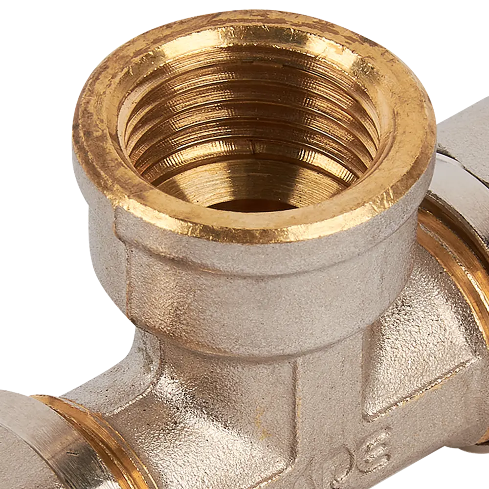 Тройник обжимной Stout для металлопластиковых труб 16x1/2"x16 мм 82306105 STLM-0024309 - Вид №1