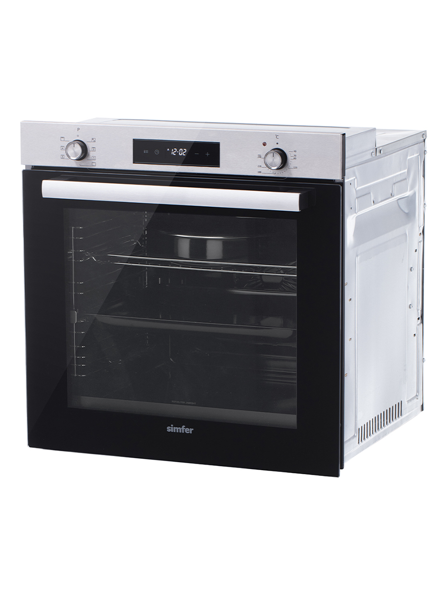 9159750 Электрический духовой шкаф Simfer B6EM56026 серебристый STDN-0149959 - Вид №2
