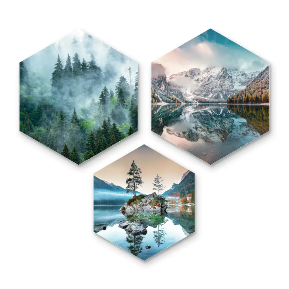 Картина на МДФ Скандинавия 45x52 см 3 шт POSTERMARKET STLM-2080765