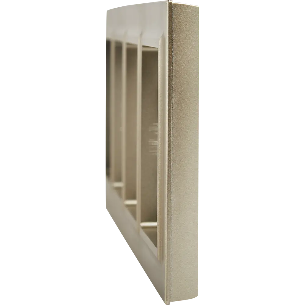 Рамка IEK Brite-4 для розеток и выключателей в цвете шампань 87761359 STLM-1106495 - Вид №1