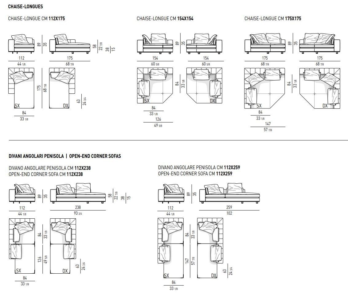 Ткань диван Minotti Freeman ARCH-00060440 - Вид №19