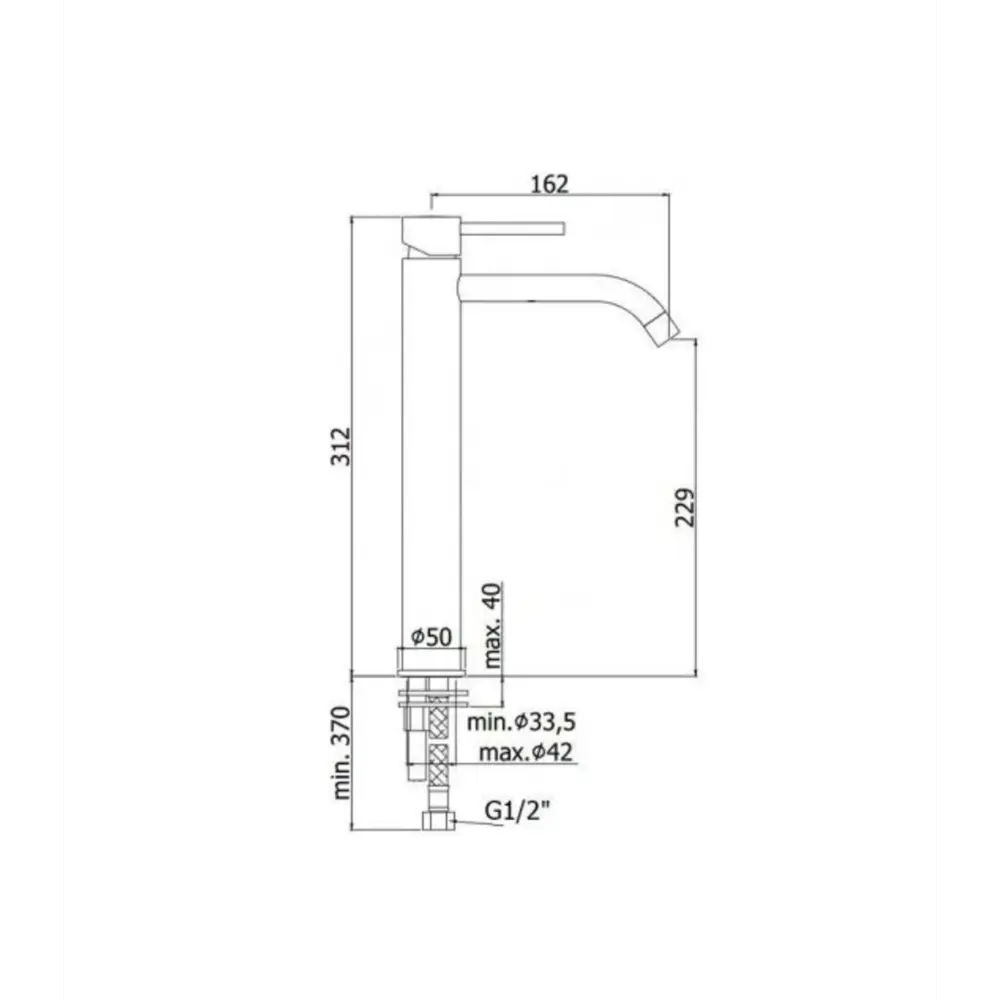 Смеситель для раковины Paffoni Light LIG081BO однорычажный цвет белый матовый