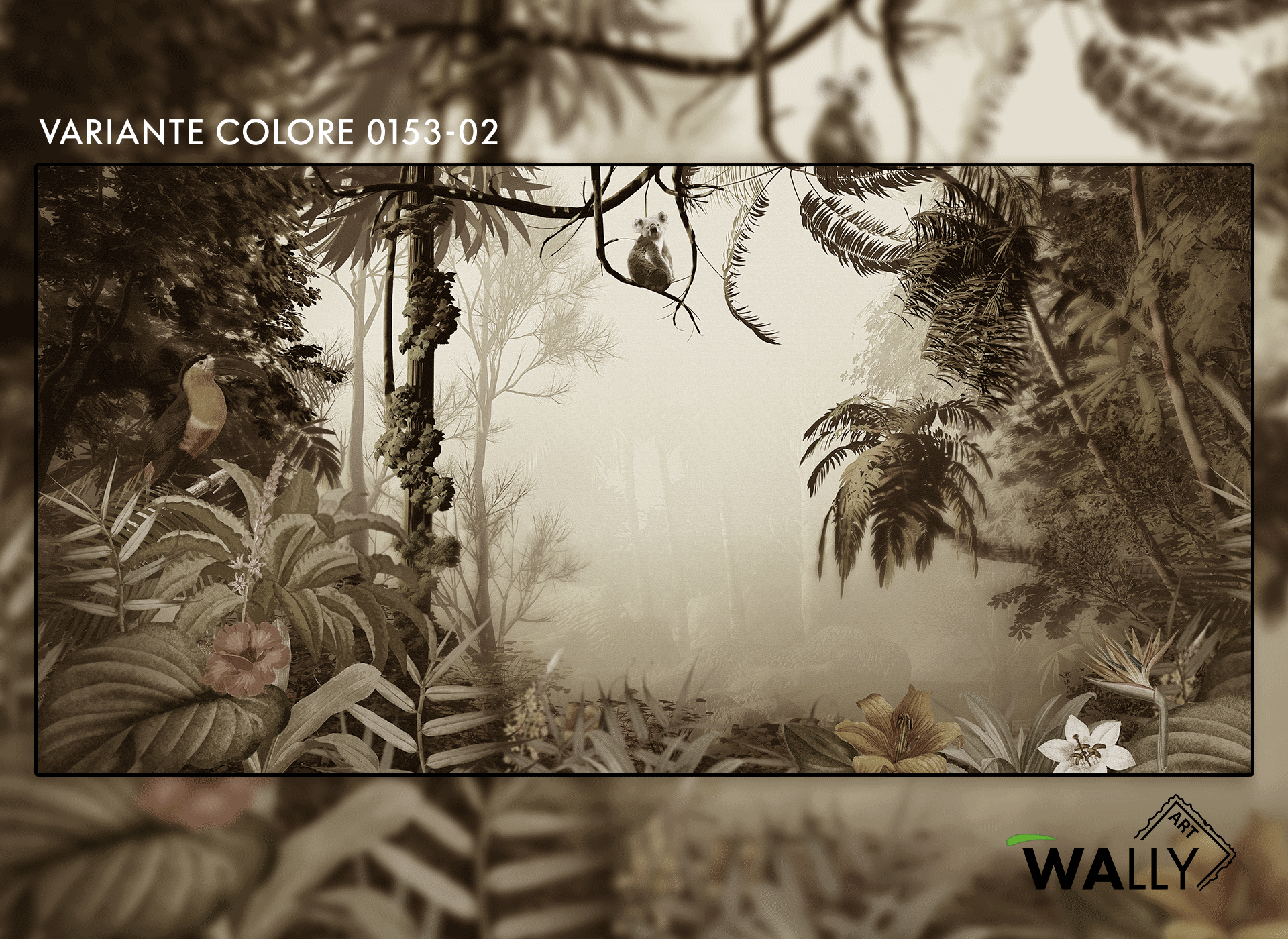 Нетканые моющиеся огнезащитные обои с пейзажами WALLYART Lacollection ARCH-00091620 - Вид №4